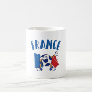 Mug France Dabbing Ballon de Foot Drapeau