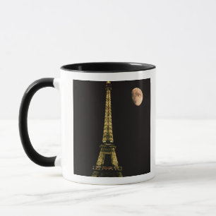 Mug France, Paris. Tour Eiffel la nuit avec