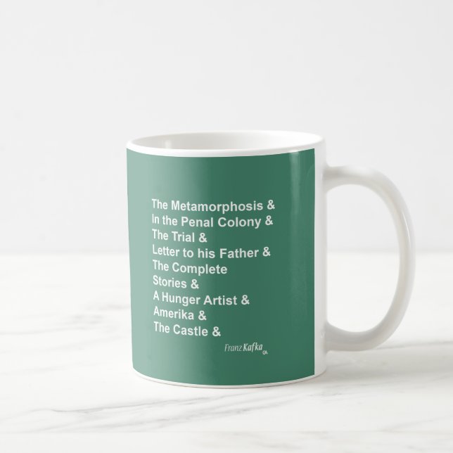 Mug Franz Kafka (Droite)