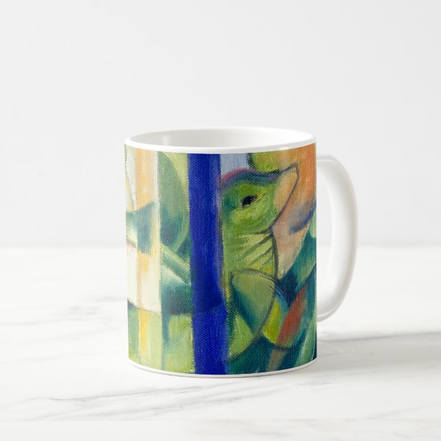 Mug Franz Marc Célèbre peinture Petites chèvres de mon (Devant droit)