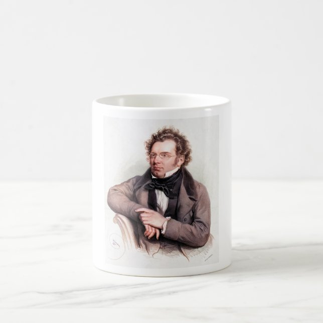 Mug Franz Schubert (Centre)