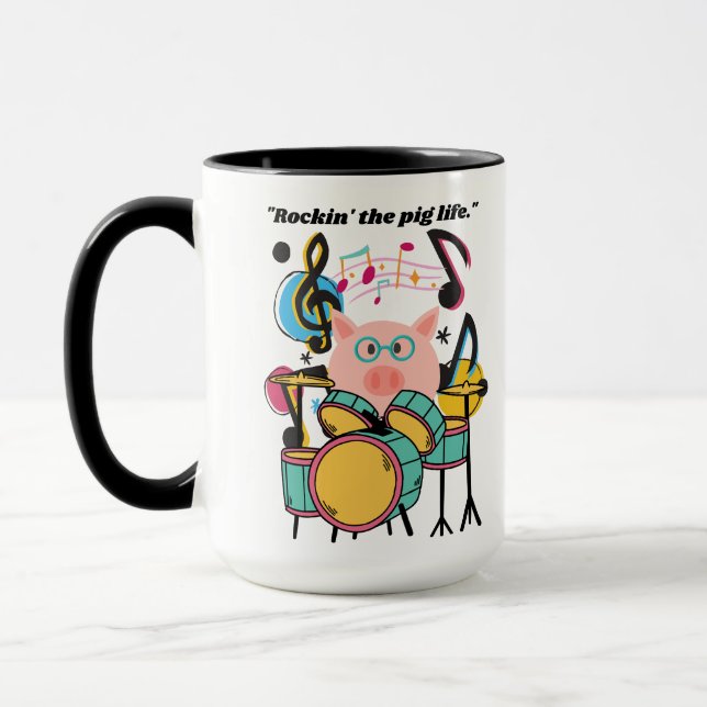 Mug Frapper la vie des cochons (Gauche)