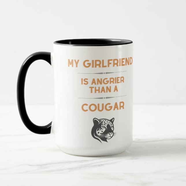 Mug frase para novia puma (Gauche)