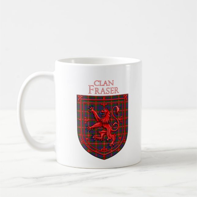 Mug Fraser of Lovat Tartan Scottish Plaid (Gauche)