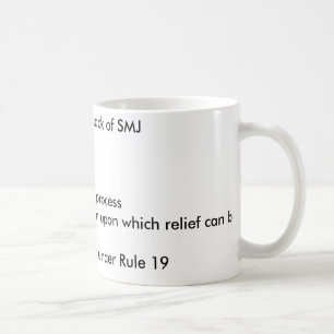 Mug FRCP 12 (b) mouvements : (1) manque de SMJ (2)