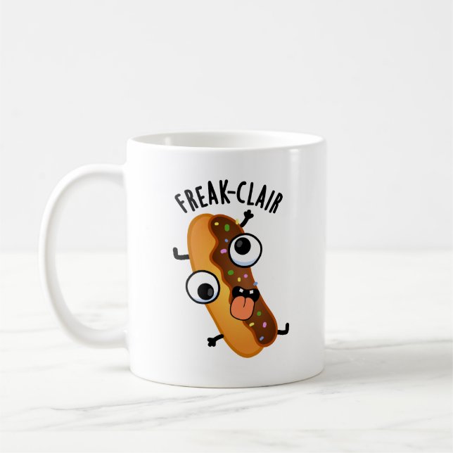 Mug Freak-clair Funny Eclair Pun (Gauche)