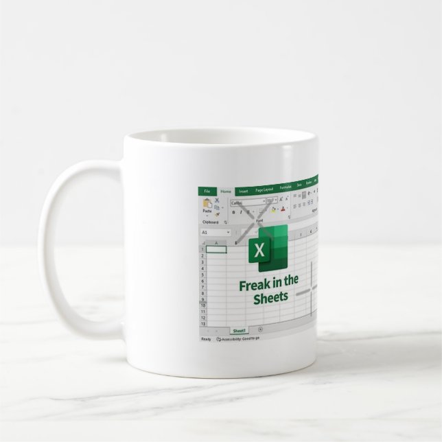 Mug freak dans les draps excel (Gauche)