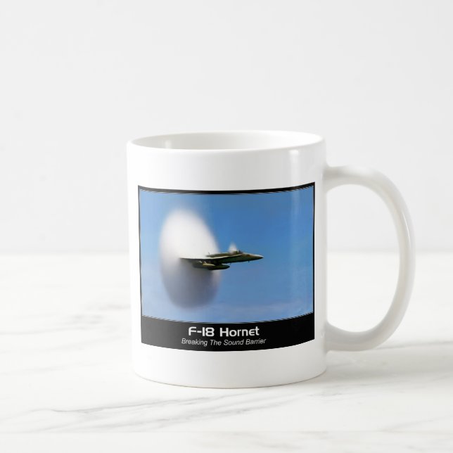 Mug Frelon du bang sonique F-18 (Droite)