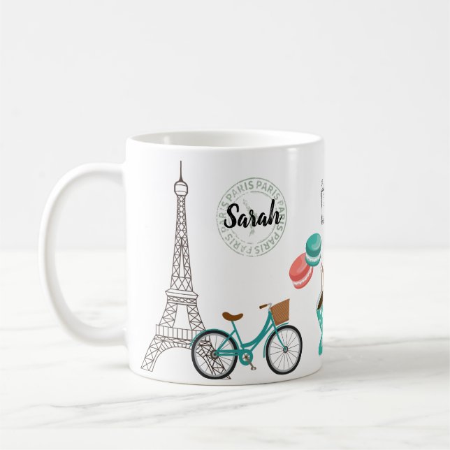 Mug French Paris et ses cadeaux thématiques pour elle  (Gauche)