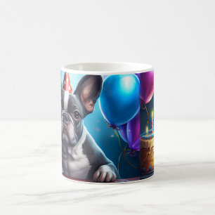 Mug Frenchie Fête d'Anniversaire : Un Bouledogue Franç