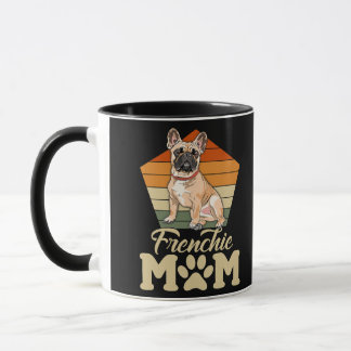 Mug Frenchie Mom Mignonne French Bulldog Pour la Fête 