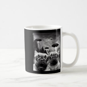 Mug Frenchie UFO Selfie - Drôle de Bouledogue Français