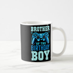 Mug Frère du garçon d'anniversaire correspondant vidéo