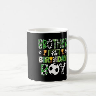 Mug Frère du garçon qui fête son anniversaire Football