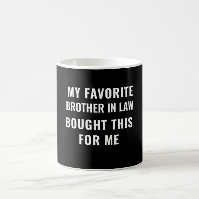 Mug Frère en droit Anniversaire Meilleur cadeau (Centre)