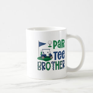 Mug Frère golfeur de fête d'anniversaire de la famille