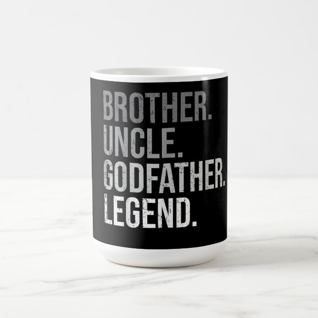 Mug Frère Oncle Parrain Légende Amusant Meilleur Amusa (Centre)