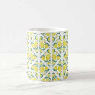 Mug Fresh Lemon Watercolor Pattern