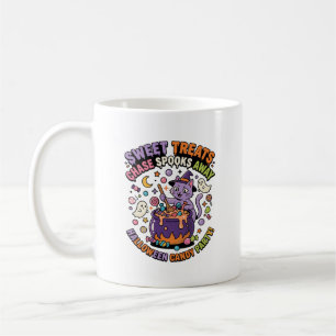 Mug Friandises d'Halloween Chaudron de friandises effr