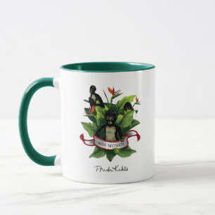 Mug Frida Kahlo   mis Monos