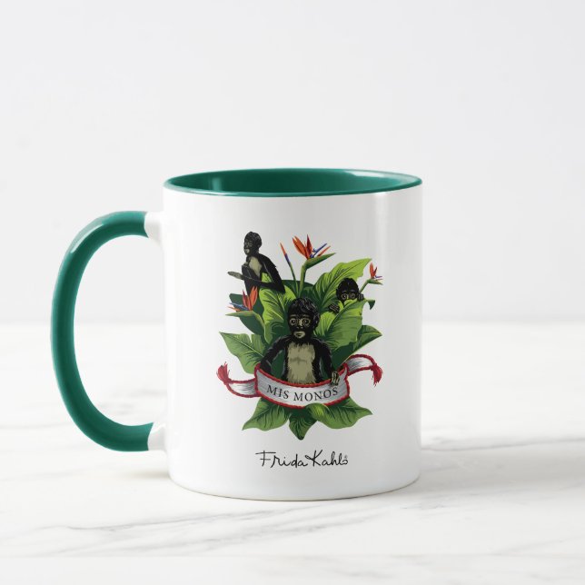 Mug Frida Kahlo | mis Monos (Gauche)
