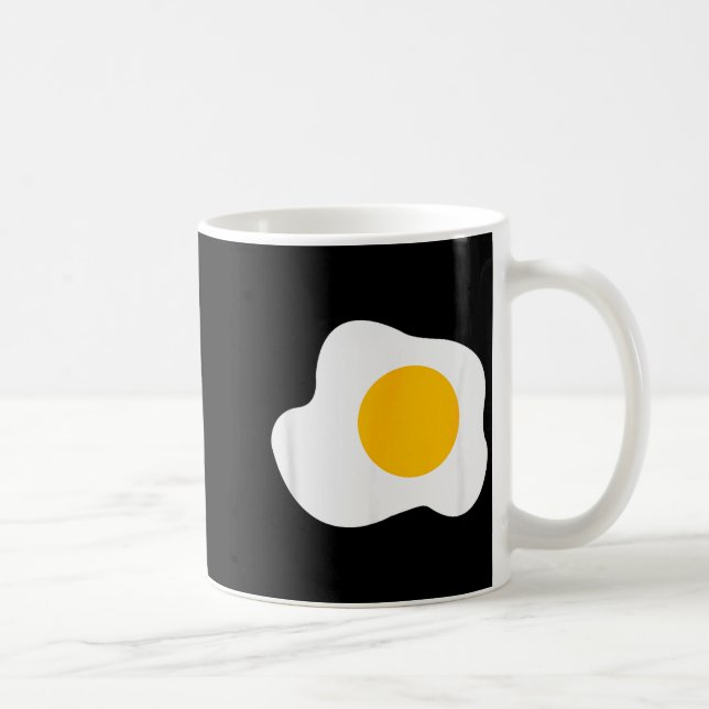 Mug Fried Egg Graphic Funny Breakfast Eggs Lover  (Droite)