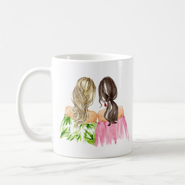 Mug Friends Forever Gig Blonde et Brunette (Gauche)