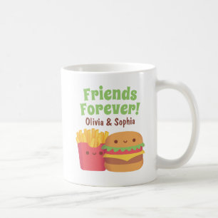 Mug Friends Forever, Kawaii Fries et Burger