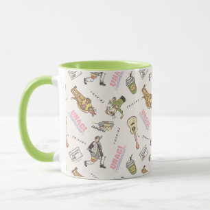 Mug FRIENDS™ Motif Dessin Animé Brun