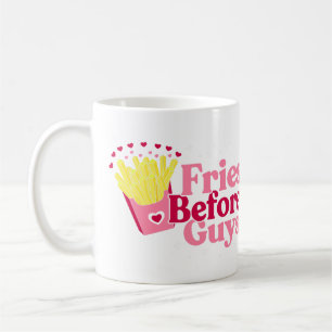 Mug Fries avant les gars Saint Valentin
