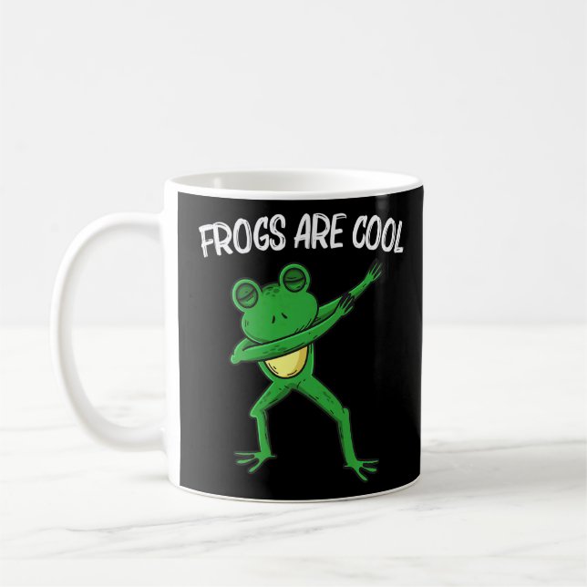 Mug Frog Art Pour Hommes Femmes Dabbing Green Tree Toa (Gauche)