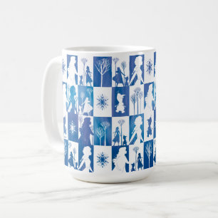 Mug Froid 2 : Anna, Elsa, & Olaf Winter Tile Motif