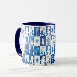Mug Froid 2 : Anna, Elsa, & Olaf Winter Tile Motif