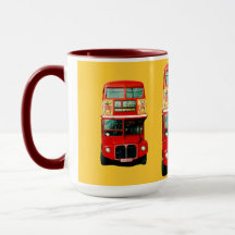Mug from London with Buses