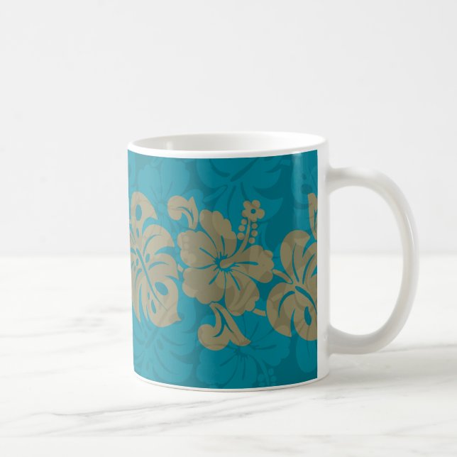 Mug Frontière de Kalakaua Hawaiian Hibiscus KL303 (Droite)