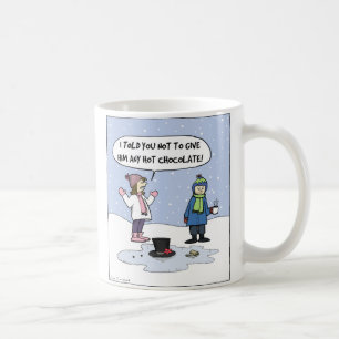 Mug "Frosty's Dernier Day" Caricature humoristique de