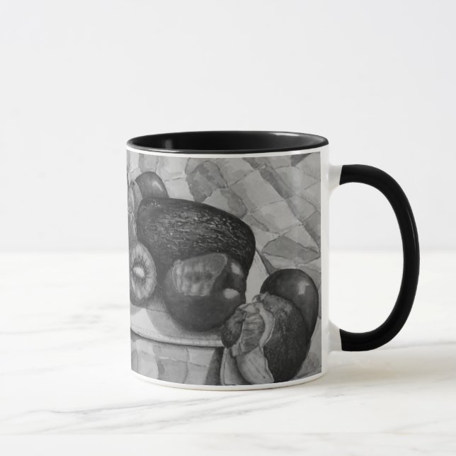 Mug fruit exotique morceau photo de vie original (Droite)