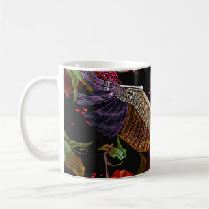 Mug Fruits de grenade mûrs, grues et r sauvage