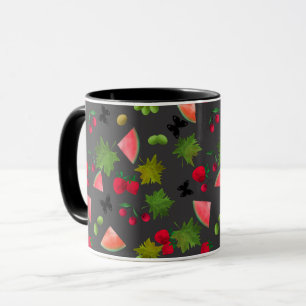 Mug Fruits Fruits Fruits Fruits Fruits Aquarelles Cart
