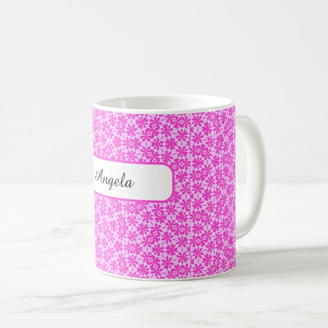 Mug Fuchsia Flowers (Devant droit)