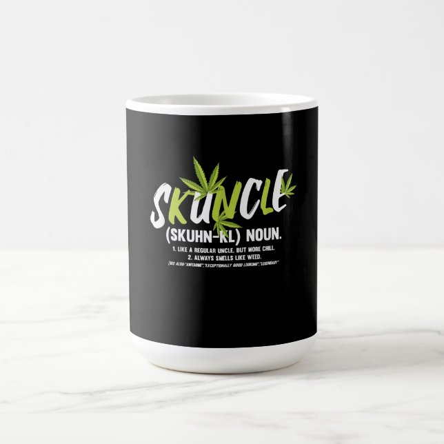 Mug Fumeur de mauvaises herbes de l'oncle Funny Lover (Centre)