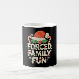 Mug Fun de Noël Fun de la famille forcée Noël Fête de 