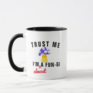Mug Fun-gi Mug, Pun de champignons, Café