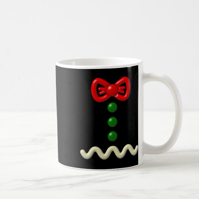 Mug Fun Gingerbread Homme Costume Halloween Cadeau (Droite)
