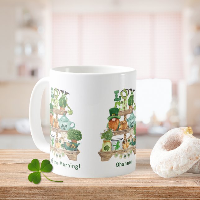 Mug Fun Irish Knickknack Stand Custom St Patrick's Day (Fun Irish Knickknack Stand Custom St. Patrick's Day Coffee Mug)