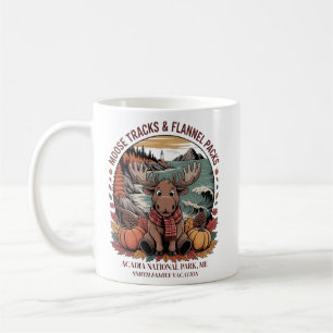 Mug Fun Moose Flannel Custom Fall Acadia Maine