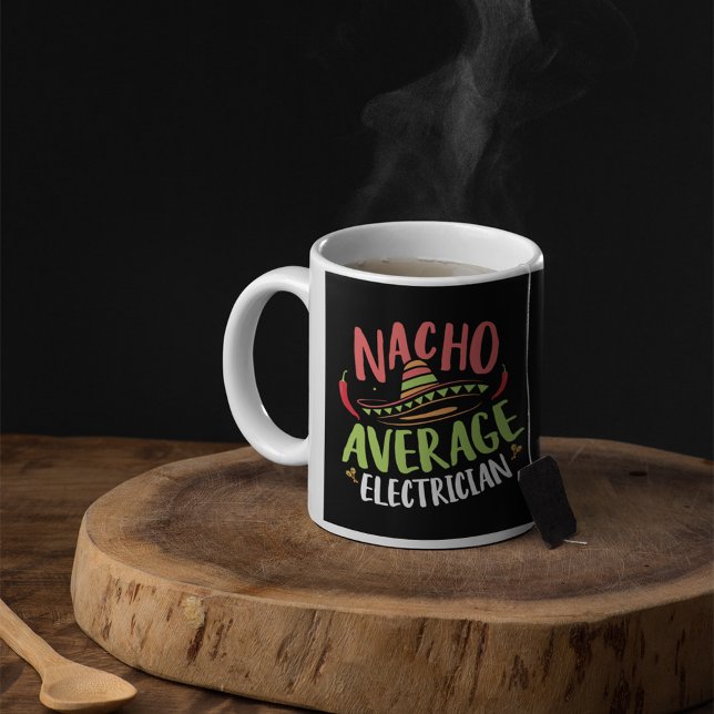 Mug Fun Nacho Moyenne Electricien (Créateur téléchargé)