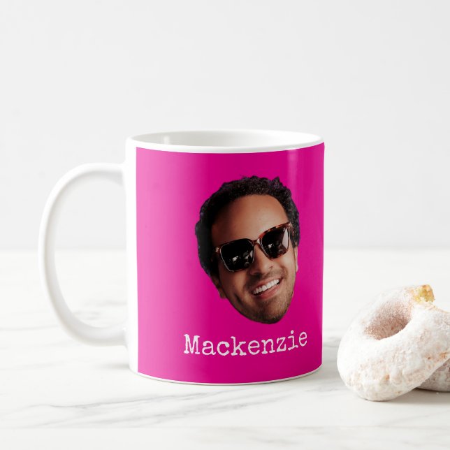 Mug Fun Personalized Face Photo (Avec donut)