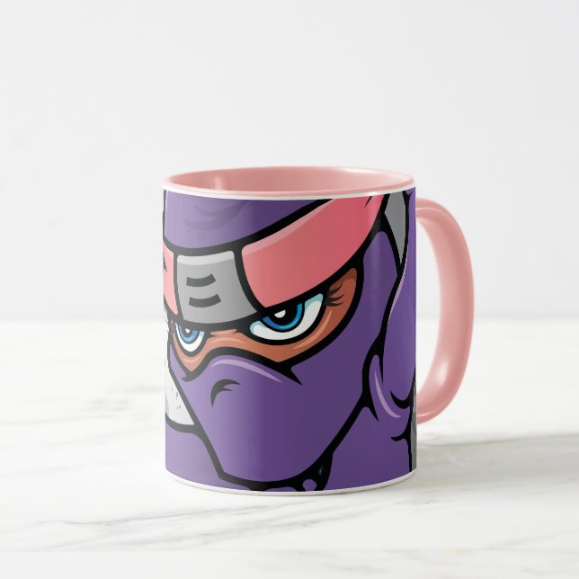 Mug Fun Purple Ninja (Devant droit)