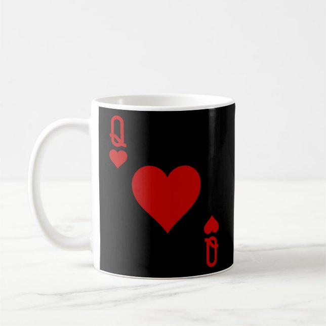 Mug Fun Queen Of Hearts - Carte de jeu (Gauche)
